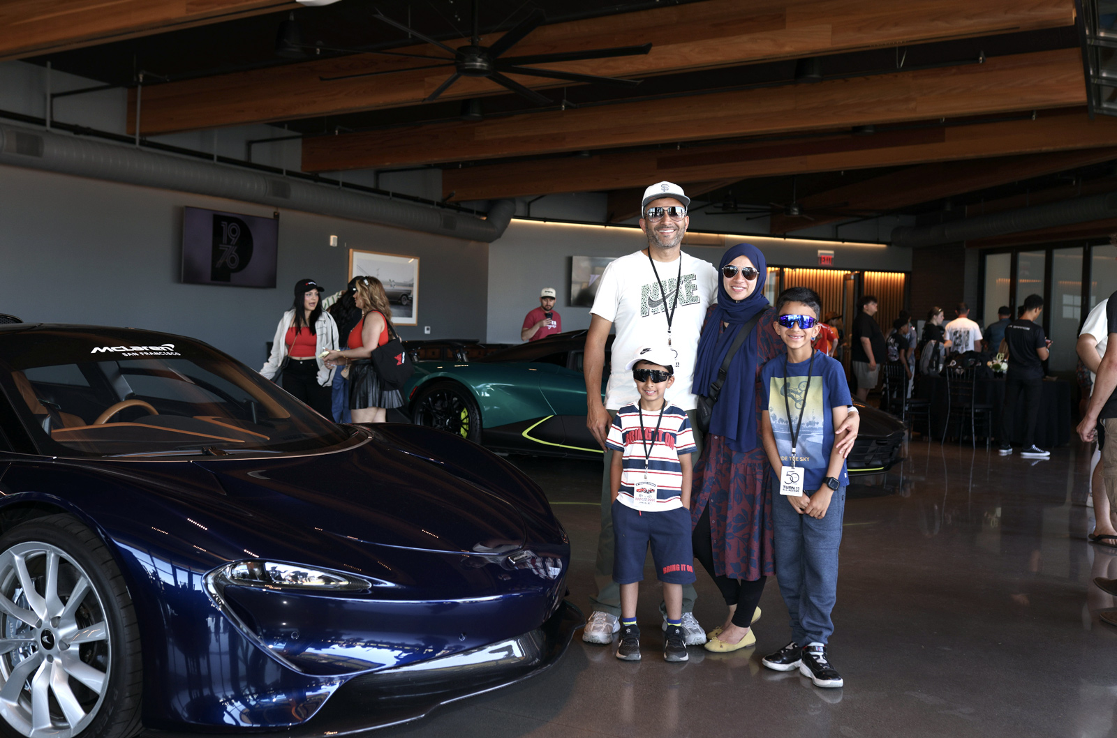 Family with McLaren Speedtail