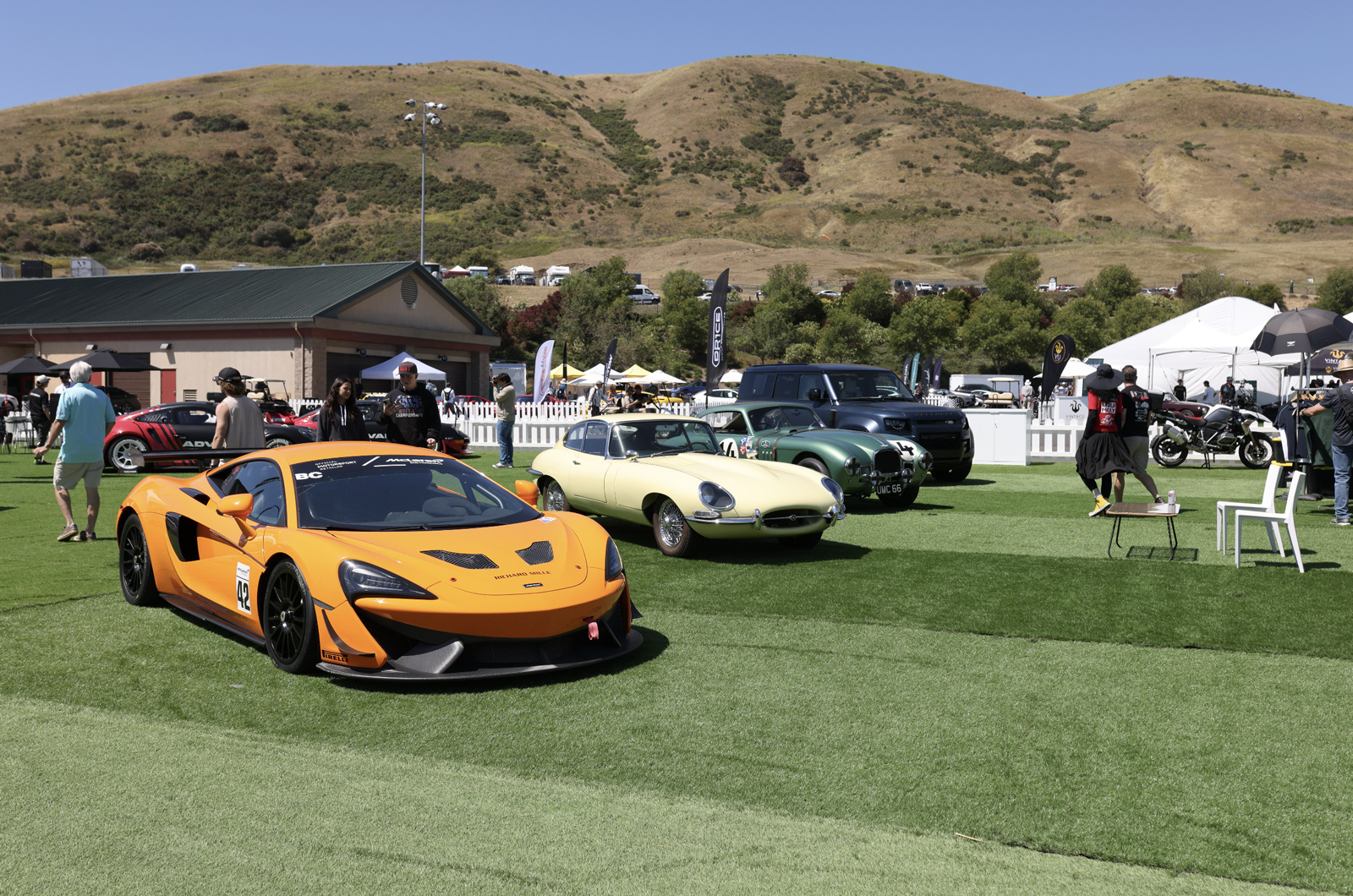 McLaren in paddock